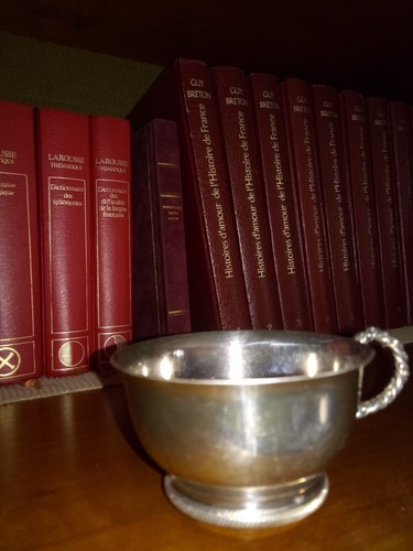 Tasse metal argente - tasse,