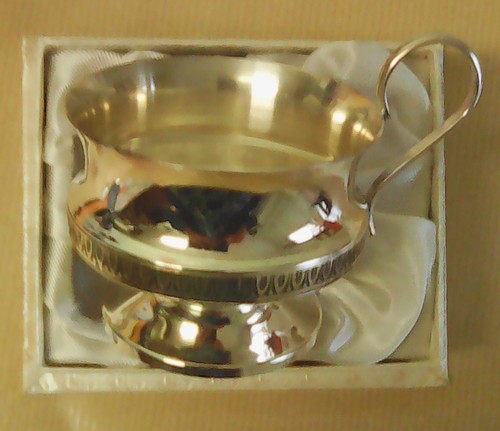 Tasse métal argenté - métal,